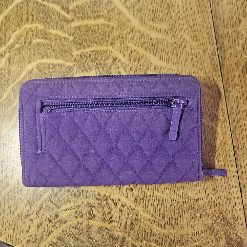 Vera Bradley Purple Quilted Wallet